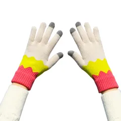 【特価商品】おしゃれ通勤 男女兼用 5本指 冬 防寒手袋 グローブ 通学 ニット タッチパネル対応 手袋 メンズ レディース [eipatu]