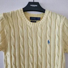 POLO RALPH LAUREN(ポロラルフローレン) ケーブルショートスリーブニット ( S