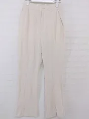 ◇ ◎ JEANASIS ジーナシス タグ付 ストレッチ フレア パンツ サイズS ベージュ レディース P  【中古】 【1209270012365】