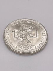 中古品 1968年 メキシコ オリンピック 25ペソ 22.4g 記念銀貨 質屋出品