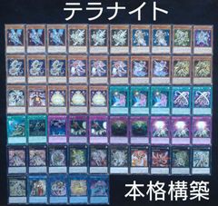 遊戯王 テラナイト デッキ 本格構築 インナースリーブ入り メイン40枚+