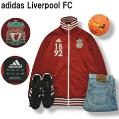 【人気】 アディダス adidas リバプール Liverpool FC トラック ジャケット ジャージ ジップアップ L レッド サッカー フットボール プレミアリーグ メンズ