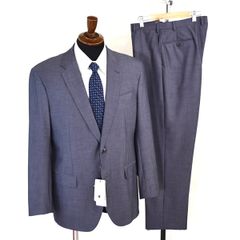 4TI011】新品 エンポリオアルマーニ ARMANI 2つボタン シングル スーツ 54R/ AB6/ L ダークグレー 袖口4つ釦 ノータック W1VS5TW15225【新品】【メンズビジネス】202409