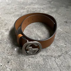GUCCI インターロッキングG 546389 70･28 グッチ ロゴ レザー ベルト