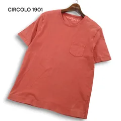 CIRCOLO 1901 チルコロ 春夏★ 半袖 鹿の子 ポケット Tシャツ カットソー ポケT Sz.S メンズ ルーマニア製のサムネイル