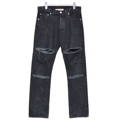 MARNI　マルニ　2024AW　Marble-Dyed Jeans　ダメージ加工デニムパンツ　PUJU0092A0 USCV35　8054000207121