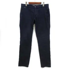 ゲス GUESS コットン リネン ストレッチ パンツ SLIM MYRON ネイビー 紺 32のサムネイル