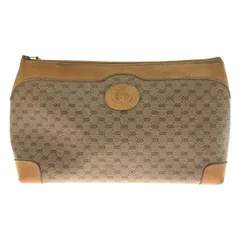 ✨美品✨オールドグッチ❣️GGスプリーム　コスメポーチ　ゴールド金具　PVC ✨美品✨オールドグッチ❣️GGスプリーム コスメポーチ ゴールド
