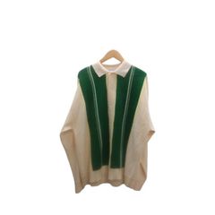F-LAGSTUF-F STRIPE CADIGAN CREAM サイズL フラグスタフ ストライプ カーディガン クリーム セーター シャツ 大名店
