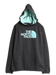 【お得なクーポン配布中!】 ノースフェイス プリント フード パーカー レディース M / 古着 The North Face アウトドア ジャージ 素材 裏 フリース ストレッチ 2トーン