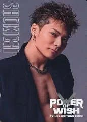 【中古】コレクションカード(男性) EXILE/SHOKICHI/バストアップ/「EXILE LIVE TOUR 2022 “POWER OF WISH”」フォトカード