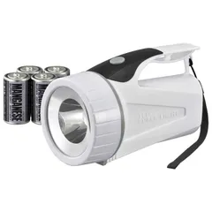 【 新品 未開封 】   オーム電機 LED強力ライト ［LED 単1乾電池×4 防水］ LPP-10B5 未使用 送料無料のサムネイル