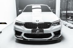 【FUTURE DESIGN】BMW 5シリーズ F90 M5 フロントバンパー用 リップスポイラー DryCarbon 本物ドライカーボン エアロ カスタム