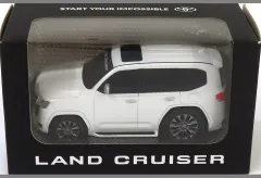 【中古】ミニカー トヨタ ランドクルーザー300(ホワイト) カラーサンプル用ディスプレイモデル プルバックカー