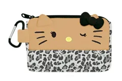 クラ【送料無料】【サンリオキャラクターズ】【日焼けシリーズ】ティッシュポーチ【レオパード】【ハローキティ】【ケース】【小物入れ】【収納】【メイク】【化粧】【コスメ】【雑貨】【グッズ】【かわいい】