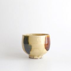 龍門司焼・点流し番茶湯呑み