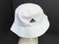 未使用 adiads アディダス バゲットハット 57-60cm 帽子 ホワイト☆1115-637/ライト/60☆YS