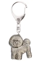 ビションフリーゼ イギリス製 アート ドッグ キーホルダー コレクション 