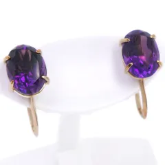 2024年最新】イヤリング アメジスト イエローゴールドk18の人気  