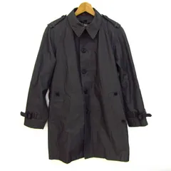 ポールスミス ステンカラーコート アウター トレンチコート ライナーつき 日本製 メンズ Sサイズ ブラック Paul Smith 【中古】