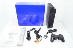 【送料無料】 ソニー SONY PlayStation2 SCPH-18000 本体セット ブラック 現状品