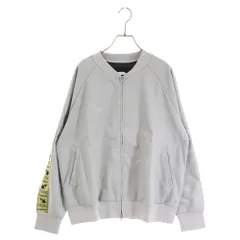A BATHING APE (アベイシングエイプ) 00S ラインロゴ WINDSTOPPER ジップアップトラックジャケット グレーのサムネイル