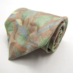 ランセル ブランド ネクタイ シルク 多模様 PO メンズ ブラウン LANCEL 【中古】