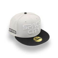 日本未発売 ヒューストン・アストロズ スペースシティ キャップ / NEW ERA HOUSTON ASTROS SPACE CITY 59FIFTY CAP [GREY/BLACK]