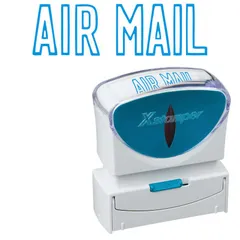 【 新品 未開封 】 シヤチハタ ビジネスキャップレスB型 藍 AIR MAIL X2-B-10013 未使用 送料無料のサムネイル