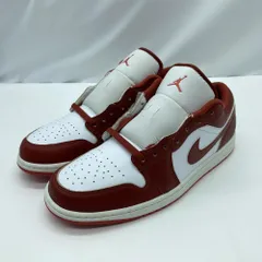 【中古】NIKE AIR JORDAN 1 LOW Dune Red サイズ29cm FJ3459-160 ナイキ レッド ホワイト[19]