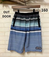 44【夏物セール】子供服　ブランド　OUTDOOR   アウトドア　水着　160㎝　キッズ水着　送料無料　夏休み　スイムパンツ　男の子水着　ベビー用品
