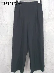 ◇ BEAUTY & YOUTH ビューティアンドユース UNITED ARROWS ウエストゴム ワイド パンツ サイズM ブラック レディース 【中古】 【1002802365348】