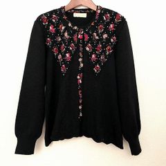 CABaN ジレ ベスト コスタリカボタニカルエンブロイダリージレ 刺繍 花