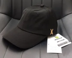 ★NA04441 新品未使用！ VARZAR バザール ロゴ キャップ ブラック 帽子