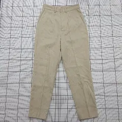 ◇ ⊇ MOUSSY マウジー シンプル テーパードパンツ サイズ2 ベージュ系 レディース E  【1508250014093】