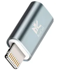 RoiCiel iphone変換アタブターType-CからLightningへアルミニウム合金製変換コネクターUSB （PowerDelivery＝パワーデリバリー)to ライトニング PD100Wケーブル/アップル純正USB-Cケーブルも対応