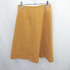 ◇ Θ BEAUTY&YOUTH ビューティ&ユース シンプル系 膝下丈 台形 スカート サイズS ブラウン系 レディース E  【1507280000649】