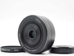 キャノン Canon EF-M 22mm f/2 STM Wide Angle Lens for EOS M 黒 [美品]#S97