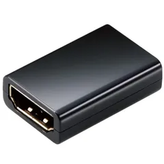 【特価セール】ブラック AD-HDAASS01BK スリムタイプ 2K(60p) 4K 1個入り 延長コネクター HDMI中継アダプタ エレコム
