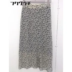 ◇ FREAK'S STORE フリークスストア 総柄 ロング フレア スカート サイズF ベージュ系 ブラウン系 レディース  【中古】 【1201180002603】のサムネイル