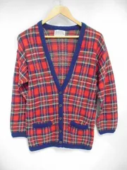 s25g-a568x【中古】PENDLETON PETITE ﾍﾟﾝﾄﾞﾙﾄﾝ　ﾍﾟﾃｨｰﾄ　70～80ｓ　ｳﾞｨﾝﾃｰｼﾞ　USA製　ﾆｯﾄｶｰﾃﾞｨｶﾞﾝ　ｳｰﾙ　ﾚﾃﾞｨｰｽ　Ｍｻｲｽﾞ　ﾁｪｯｸ