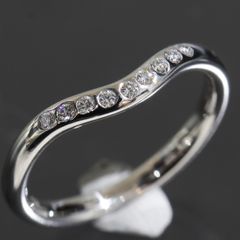 タサキ TASAKI イノチェンテ ダイヤ0.02ct リング 7号 PT950