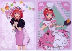 【中古】クリアファイル 中野二乃 A4クリアファイルセット(2枚組) 「一番くじ 五等分の花嫁∬ 最高の休日」 L賞