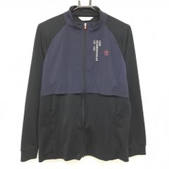 オークリー 半袖ハイネックシャツ 白×黒 一部メッシュ調 ティー