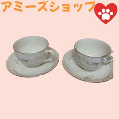 ハナエモリティカップソーサー2個セット