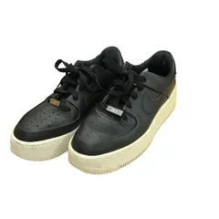 NIKE ナイキ WMNS AIR FORCE 1 SAGE LOW  エアフォース1  スニーカー シューズ レディース 24.0cm 厚底 ブラック AR5339-002 中古 N1