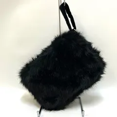 🌟大口店完全閉店SALE🌟＊GUESS＊ゲス ふわふわクラッチバッグ ポーチ ブラック　☽