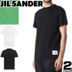 ジルサンダー JIL SANDER Tシャツ 半袖 クルーネック 丸首 メンズ オーバーサイズ ロゴ コットン 大きいサイズ ブランド 黒 ブラック SHORT SLEEVE T-SHIRT J47GC0001 J45048 [1枚単品]