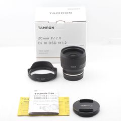 元箱・フード付き■ほぼ新品■ TAMRON タムロン 20mm F2.8 Di III OSD M1:2 F050SF ソニーEマウント