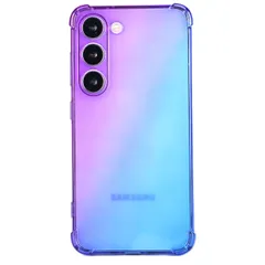 Galaxy S23 ケース SC-51D SCG19 ギャラクシーs23  グラデーション耐衝撃 ソフト ケース 【Color】 パープル・ブルー